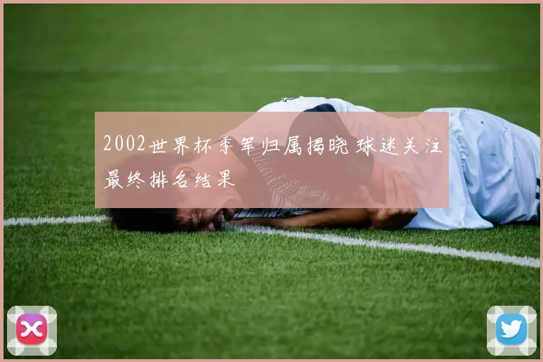 2002世界杯季军归属揭晓 球迷关注最终排名结果